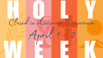 Colorful Modern Holy Week Easter Church Facebook Cover (1)