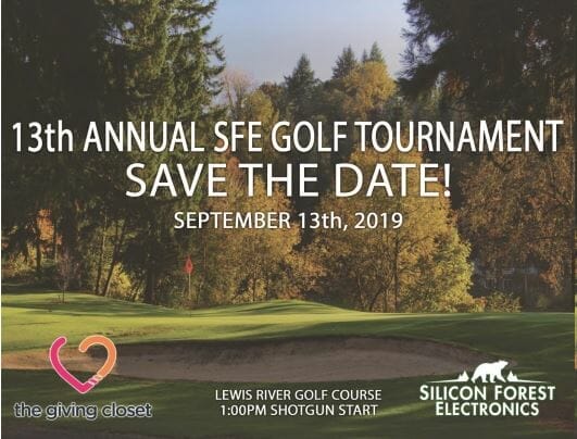 Golf Tournament Fundraiser presented by Silicon Forest Electronics @ Lewis River Golf Gourse | Vancouver | Washington | United States