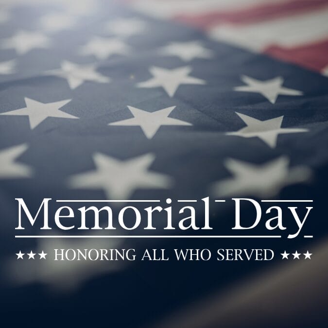 Red White and Blue Patriotic Memorial Day Instagram Post